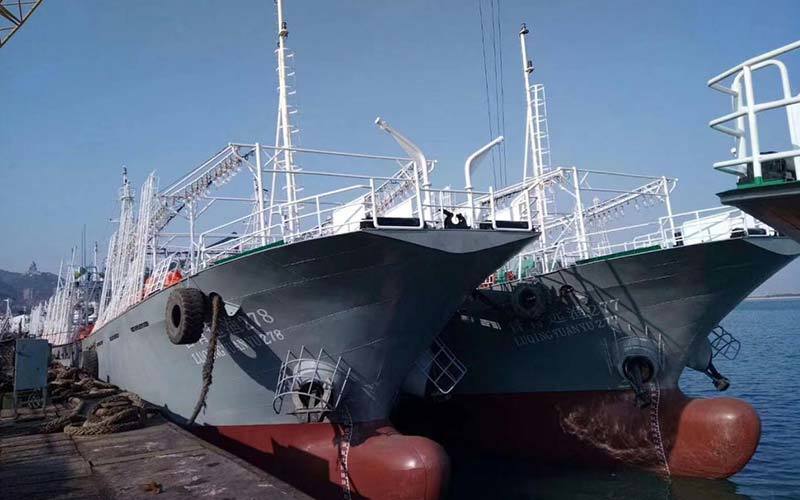 74m squid fishing boat refrigeration system